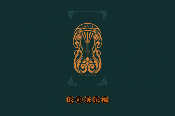 Classic Label Elegant Floral Ornaments: A Vector Design Toolkit