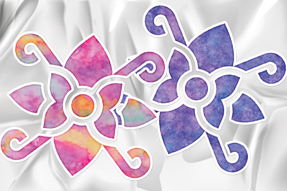 Evaluating the Flowers Watercolor Floral Stickers Set for Design Projects
