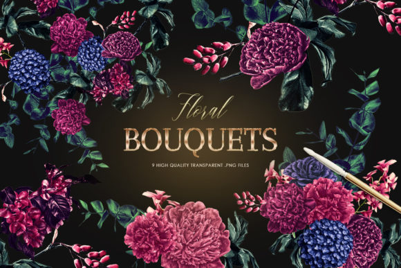 Floral Clip Art Bouquets: Your Digital Flower Garden