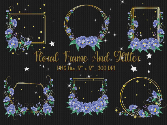 Floral Frames and Glitter Clipart: Your Toolkit for Digital Creativity