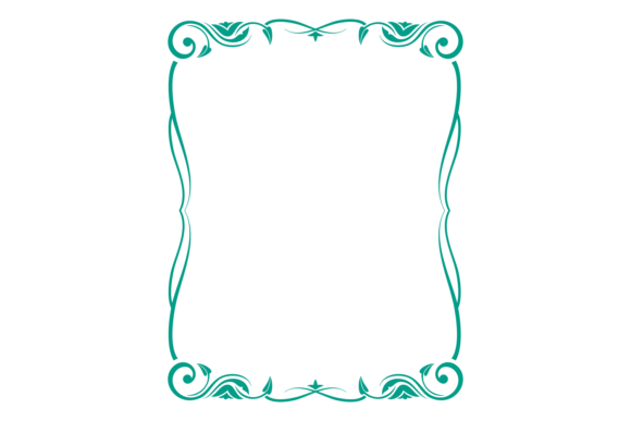 Floral Ornament Frames: Vintage Decorative Borders