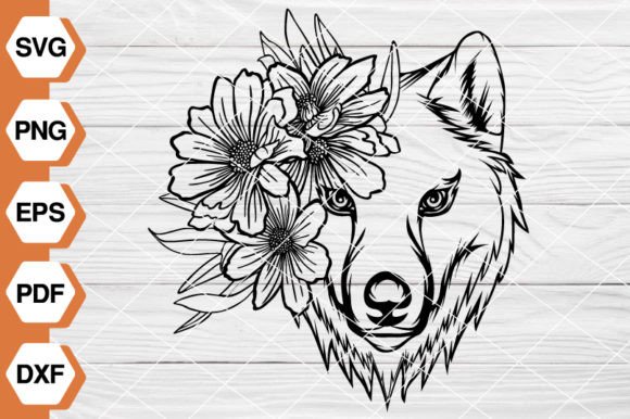Floral Wolf SVG Files: Your Creative Gateway to Personalized Art