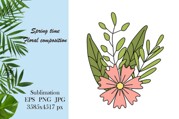 Spring Illustration Floral Composition: A Strategic Asset for Creators and Brands