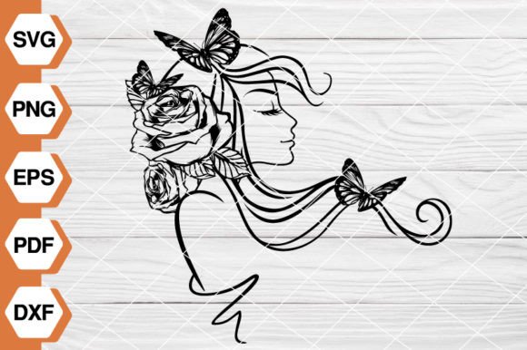 The Floral Woman SVG: A Versatile Digital Asset for Modern Creators