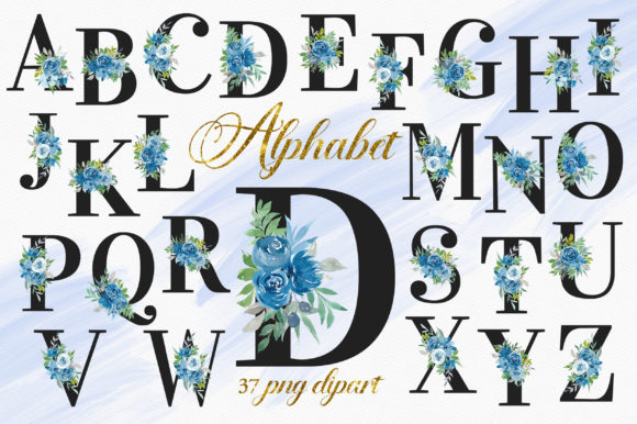 The Indigo Floral Alphabet: A Modern Toolkit for Creative Expression