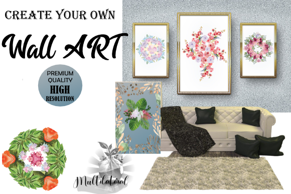 The Versatile Appeal of a Watercolor Floral Elements Background