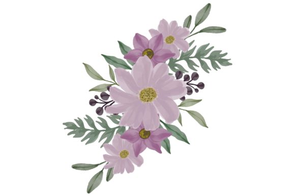 The Versatile Purple and Pink Floral Watercolor Frame