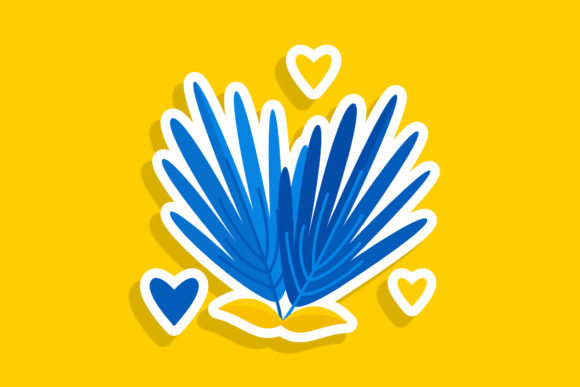 Ukrainian Folk Art Stickers for Digital Design