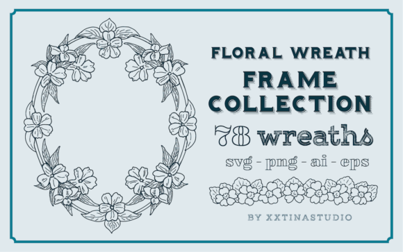 Unlock Creative Potential with the Floral Wreath Frame Collection