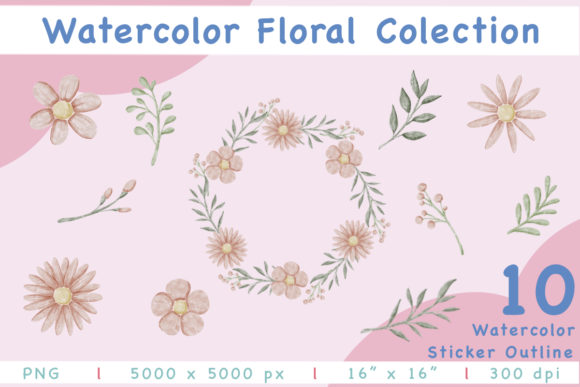 Unlock Creative Strategy with a Watercolor Floral Elements Collection