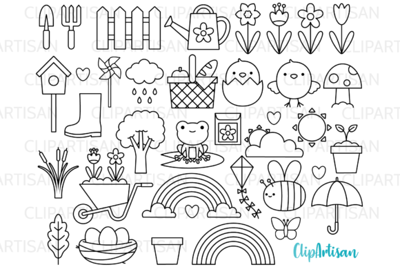 Welcome to the Season: The Practical Power of Spring Clipart Collections